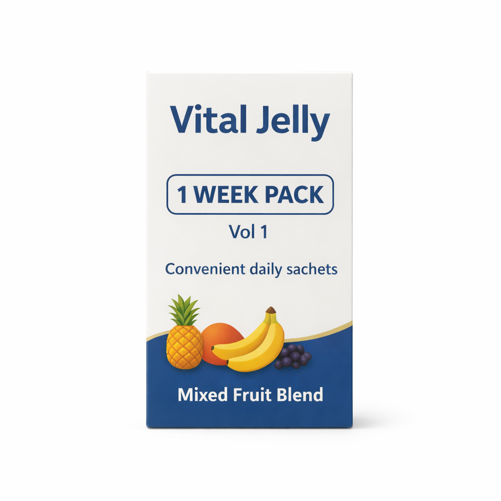 Vital oral jelly for men mixed fruit blend UK
